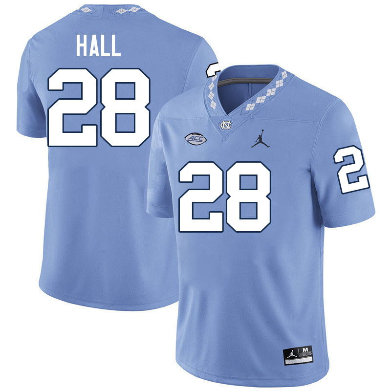 #28 Benjamin Hall North Carolina Tar Heels Jerseys,Apparels,Uniforms Stitched-Carolina Blue  #28 Benjamin Hall North Carolina Tar Heels Jerseys,Apparels,Uniforms Stitched-Carolina Blue